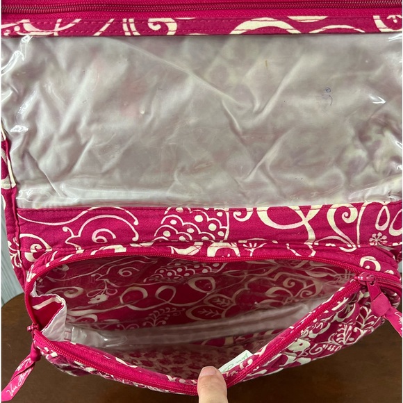 Vera Bradley "Twirly Birds Pink" Hanging Travel Organizer - Picture 6 of 6